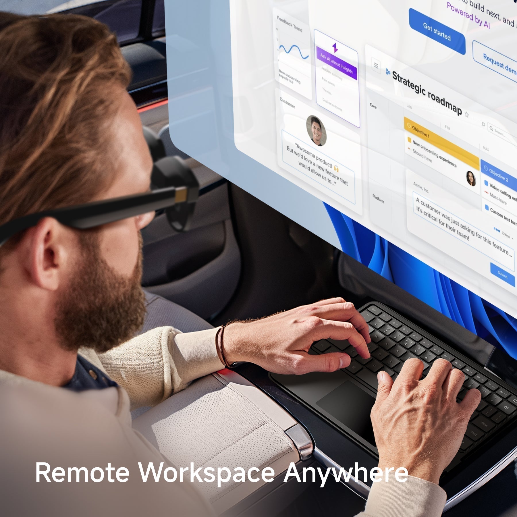 Media Reviews｜Saying Goodbye to Desktops：How the INAIR Spatial Computer Will Redefine Remote Work in 2025